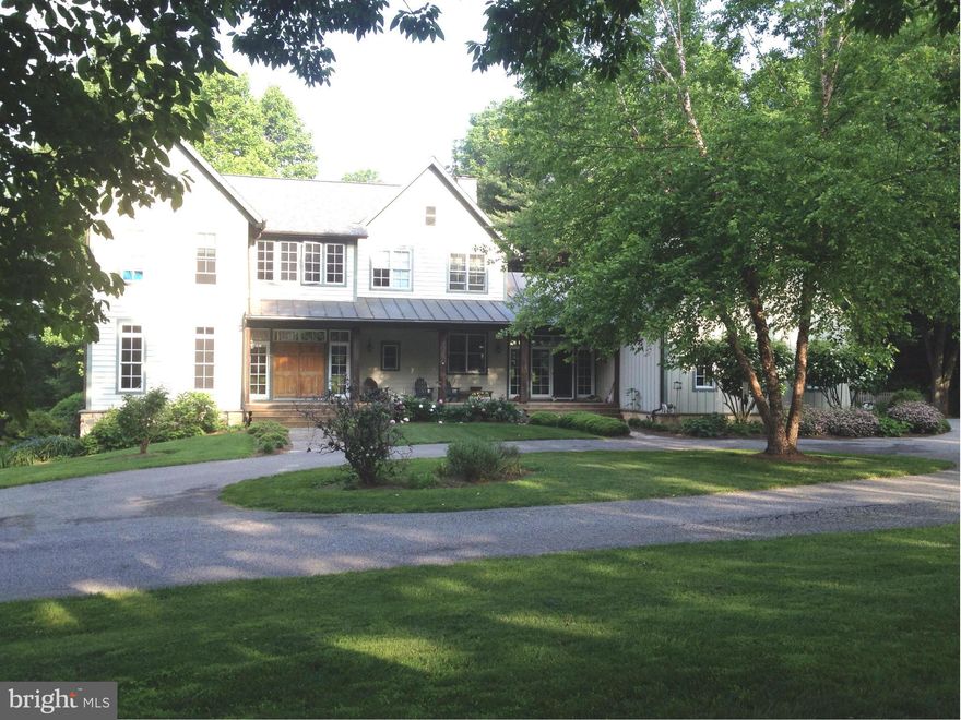 Monkton Oasis - 5 BR, 2/2 BA home features wide plank wd flrs, wood beam ceilings, copper roof, 2 stone FP, gas FP, bluestone patio, gourmet kitchen w cherry cabinets, SS, granite, butlers pantry w/ wet bar, mudroom, cover porch, large deck, walkout LL, Fenced yard and more.  Lots of light. Total Privacy! Protected by 200+ acres conservancy. Additional acreage available.