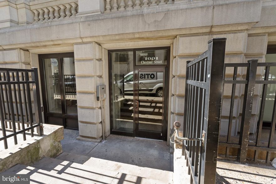 Welcome to this perfectly sized one bedroom, one bath unit at the gorgeous Victory Building in desirable Washington Square West. A fantastic 1 bedroom in a prime location at 10th and Chestnut. Conveniently located steps away from Jefferson and Pennsylvania Hospitals, MOM's Organic Market, Reading Terminal Market, the Fashion District, Washington Square and the fantastic restaurants of Midtown Village and all that Center City has to offer. With a WalkScore of 100, this is a walker’s paradise and no car needed, but there are several options for garage parking within blocks. Residents of The Victory enjoy a 24-hour doorperson/concierge, elevator, onsite laundry and fitness center. This unit features an open-concept kitchen, granite countertops with breakfast bar that leads into a light filled and comfortable living space with hardwood floors throughout. The bedroom has a well-sized closet and a spacious on-suite bathroom. Schedule your showing today, just in time for Match Day!