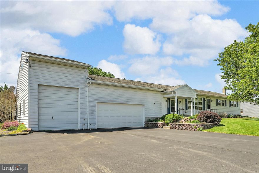 Public Auction Thursday, June 4, 2026 @ 5 PM - Open House Saturdays May 16 & 23 from 1-3 PM - Buyer required a 10% non refundable deposit, settlement within 45 days - Buyer pays the 2% RE transfer tax - List price does not reflect the final sales price * Shoemakersville/Hamburg Area ranch home w/3 car garage on .46 acres. Kitchen w/dining area & access to large deck w/gazebo. Sizable living room, 3 bedrooms, 1 bath. Central air. Enclosed & finished breezeway with laundry & sitting area. A total of 1,482 SF living area. Attached 3 car garage with an upper floor for storage or could be finished for additional living space. Full basement. Ideal home for the first time home buyer or if looking to downsize. Attached 3 car garage w/10' high overhead door & two 8' high overhead doors for storage or hobbies.