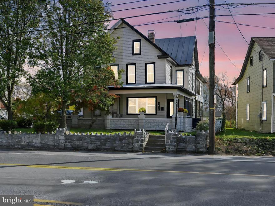 Completely renovated & move-in ready! Welcome to 1074 E Main St, Annville — a beautifully updated 4-bedroom, 1.5-bath semi-detached home offering modern comfort with classic charm. The spacious layout features a bright living room, formal dining area, and a refreshed kitchen with modern cabinetry and a half bath. Upstairs you'll find four generously sized bedrooms and a stylish full bath. Experience year-round comfort with newly installed central HVAC system providing both heating and cooling. Enjoy outdoor living with front and side porches, a large backyard, and a rear outbuilding for extra storage. Off-street parking and a 0.36-acre lot complete the package. Located in Annville Township, close to local shops, dining, and Lebanon Valley College. Don’t miss this opportunity to own a turnkey home in a great location!