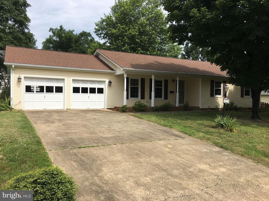 Great buy! Location, price and convenience all wrapped in one. Over 1,400 sf of living space all on one level with this 3BR, 2 Bath fully fenced in home in Maple Grove. Less than a minute to Rt 3, but huge trees provide shade and privacy. Corner lot which includes sizable yard and deck that is over 300 square feet. Great for backyard relaxation and entertaining. House is vacant - show anytime!