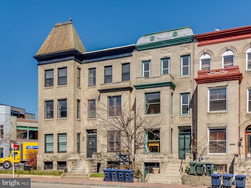 Spacious 1 bed 1 bath in a charming and well-maintained Victorian minutes from U St Metro and Adams Morgan. Freshly painted. Hardwood floors. High ceilings. Wood burning fireplace. Washer/dryer. Extremely pleasant apartment with large living room and large bedroom, located in the heart of 2 legendary DC neighborhoods. Easy to see.