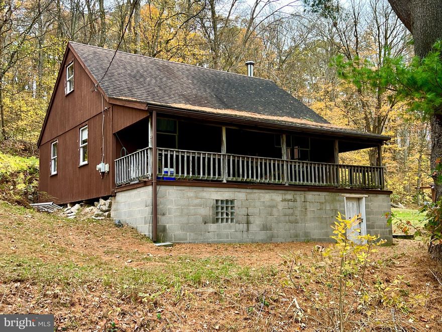 Escape to nature with this cabin nestled on nearly 2.5 acres, bordered on three sides by PA State Game Lands 261 consisting of 3,220 Acres. Perfect for hunting, fishing, boating, and hiking, this property offers an ideal retreat just 20 minutes from Lake Raystown and minutes from the Juniata River and H&BT trails. The cabin features a main-floor bedroom and a spacious loft area to comfortably sleep all your guests. It includes a 3/4 bathroom, living room, kitchen, and a covered front porch perfect for relaxing and enjoying the outdoors. The Seller just had a 1500 gallon septic holding tank installed.