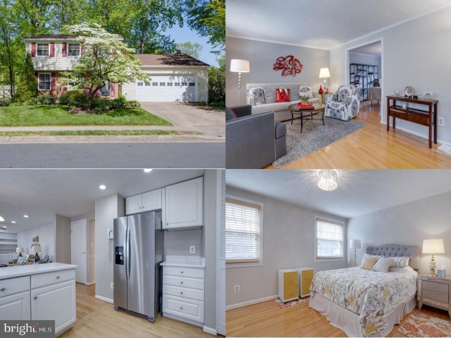 Welcome to the Oaks neighborhood which is nestled in the sought-after Burke Centre community. With a transitional style, this one owner home offers an inviting and timeless aesthetic. Step inside to discover a kitchen that will delight any culinary enthusiast. Featuring quality appliances, beautiful quartz counters, and timeless white cabinetry, it is the perfect place to whip up delicious meals and entertain guests with ease. Throughout the home, you'll appreciate the attention to detail, including  replacement windows, hardwood floors, beautifully renovated bathrooms and so much more. Start your mornings on a tranquil note as you savor a cup of coffee on your screened porch. Overlooking the peaceful  backyard, it provides a serene retreat where you can unwind and enjoy the peaceful surroundings. In the spring the yard comes to life with forsythia bushes, bulbs, azaleas, blooming trees and a beautiful native plant garden in the backyard.On the upper level you’ll find a spacious primary suite with double closets and an ensuite bathroom. Rounding out this level you’ll see 2 additional bedrooms plus a full bath in the hallway. Stretch because there’s more. The lower level is finished with a walkout rec room, bath, laundry, plus storage (including a cedar lined closet). Some additional updates include; interior paint, closet systems, kitchen appliances, quartz countertops, crown molding, in entry, living & dining room, bathroom solar tube lighting, garage is freshly paint, water heater, gutters, roof. Don't miss out on this wonderful opportunity to own a home that combines comfort, style, and a picturesque setting. Come and experience the allure of Burke Centre living firsthand with access to the multiple community centers, Lake Barton, multiple ponds, pools, ball courts to include basketball, volleyball, tot lots, tennis courts, baseball field and more than 30 miles of trails and bike paths.This home is a short distance from the Oaks Community Center which offers a pool, tennis courts and meeting space.Burke Centre residents also enjoy access to public transportation with services available through the Virginia Railway Express (VRE), Amtrak at Burke Centre Station on Roberts Parkway and the Washington Metropolitan Area Transit authority Metrobus.Burke Centre has a wide range of shopping centers, dining, gyms, and so much more.