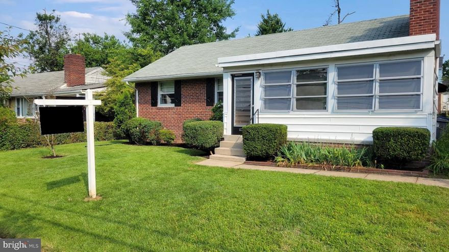 This is an estate sale;  home has lots of potential with your personal touches; hardwood floors on main level; fireplace in living room; new full bathroom in lower level; spacious backyard with covered patio.