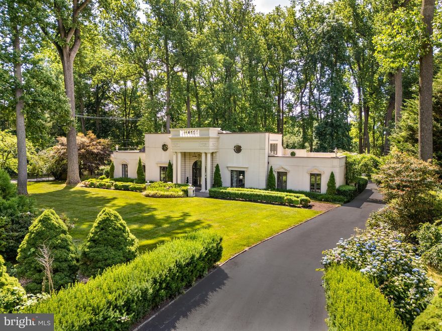 Nestled on a sprawling lot on one of the most  prestigious streets of Bryn Mawr, this elegant residence at 1200 Ridgewood Road offers an unparalleled blend of sophistication and modernity. The grand foyer sets the tone for the home, leading to gracefully appointed living spaces adorned with exquisite finishes and abundant natural light.  The kitchen has just been completely renovated, with a Sub-Zero refrigerator/freezer, Wolf stove, quartz countertops and breakfast bar.  This  stately home is highlighted by a first floor primary bedroom suite with sumptuous spa bath and two walk-in closets.  On the second floor gleaming, white oak hardwood floors have been placed throughout.  A thoughtfully designed floor plan seamlessly connects the interior with the outdoor oasis, complete with a refreshing heated, salt-water pool and lush landscaping, perfect for al fresco entertaining. There is an outdoor automatic sprinkler system for the property. And in the garage an Tesla electric car charger has been installed and will be staying with the property. 

Indulge in the luxury of a spacious walk-in closet, while the allure of a fireplace adds warmth and character to the home.  Discover a haven of refined living Indulge in the epitome of luxury living. a brand new kitchen boasting top-tier appliances including a Sub-Zero refrigerator/freezer and Wolf stove/oven. The kitchen's allure is elevated by the sleek elegance of quartz countertops and a breakfast bar and separate breakfast room, creating a culinary haven for the discerning chef.

Conveniently located to all the best shopping, restaurants and transportation.  Award winning Lower Merion schools.