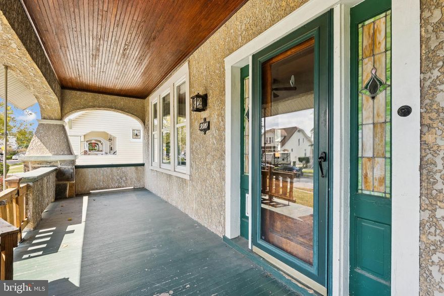 Timeless Craftsman Colonial in the heart of Parkville, where history, charm, and possibility come together. Freshly updated with soft neutral paint and the revealed honey-colored hardwoods that gleam beneath the sunlight that pours in through the upstairs front windows makes this home equal parts classic and cozy. 
From the moment you enter you are wrapped in the warmth that only original (and unpainted!) natural wood trim brings. The large living area is anchored with a stately brick fireplace and mantel - just imagine the Holidays! Plus a large formal dinning room. The kitchen is in the perfect position to flow from the indoor living space to the screened-in porch and spacious rear deck and backyard living area for easy entertaining. Upstairs, three large bedrooms with good ceiling height plus generous closet space and a central bathroom each with its' own charm of original crystal door knobs, skeleton key,  stained-glass accents. Every detail hints at the history of the home. The lower level is ready for you to start or expand your hobby or adds flexible living space with an outside, separate entrance to the basement from the driveway.

Outside, a covered front porch (to just die for!),  partial fenced yard, and 2-car garage with long driveway give you everything you need—plus space to grow, like literally grow a garden in the front around the apple tree or in the back by adding some raised garden beds. 

Just 7 minutes to I-695 on ramp and close to Towson, White Marsh, and downtown Baltimore, this home offers unbeatable convenience. With a few of your DIY touches, you can easily add equity and make this home uniquely your own. This is classic Baltimore charm meets everyday comfort that feel like home.