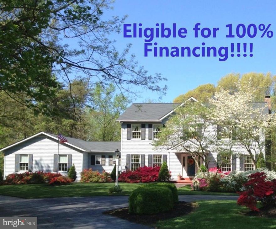 Beautiful Colonial..situated on over 5+ acres of well manicured yard. Private setting! over 3700 sq ft. Updated kitchen with granite counters. Entertain in the family room or the screened in back porch with vaulted ceilings overlooking large back yard. Full finished basement with bar, 2nd family room with fireplace and outside entrance.Circular driveway, 2 car garage. La Plata Schools!