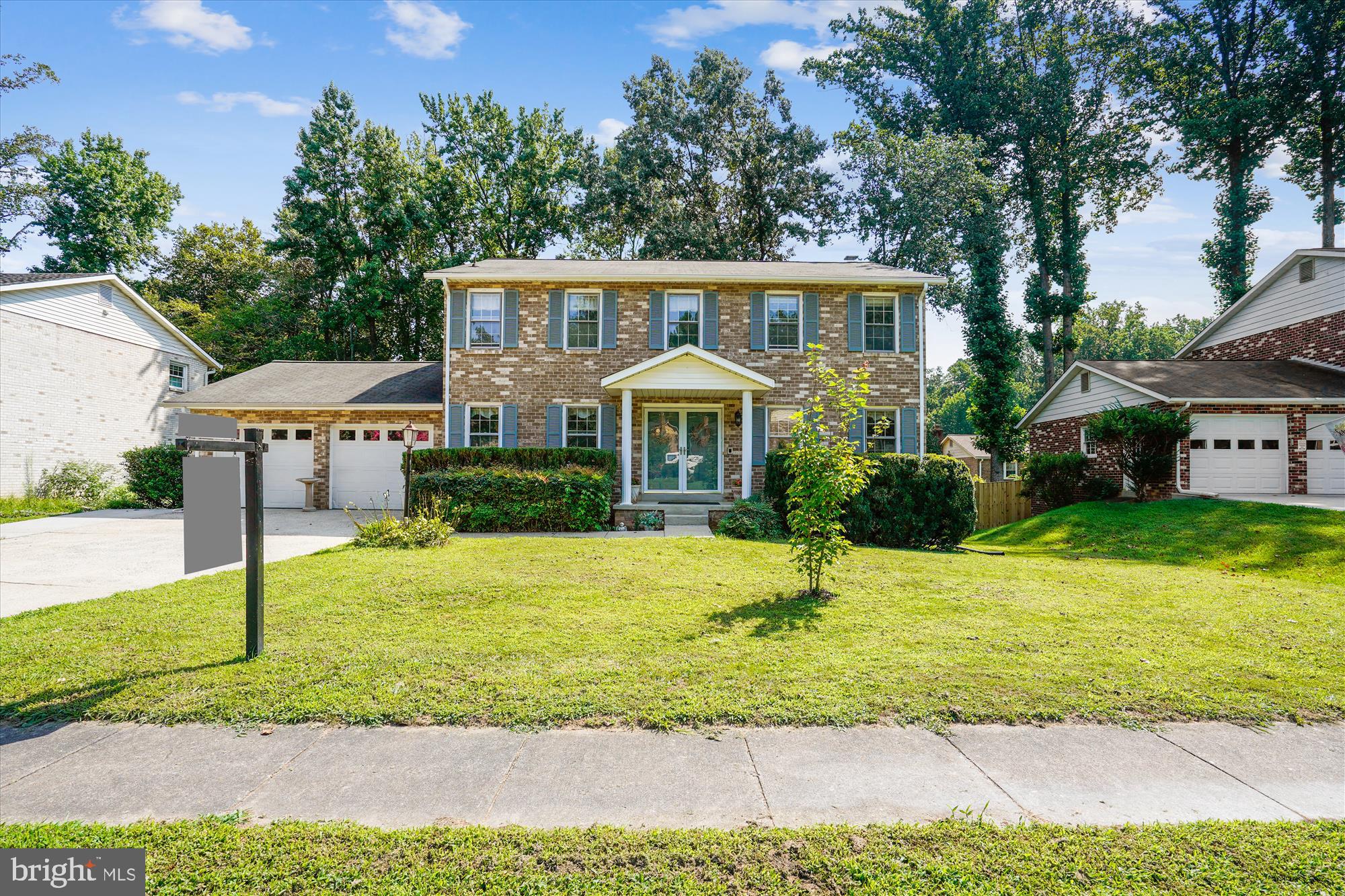 Enjoy your own private pool! Welcome home to this ALL BRICK 5 Bedroom/3.5 Bathroom home! This home features a formal dining room, an extra large living room which is open to the the family room (to make one huge living space!). The family room has a wood burning fireplace with a mantel and is open to the kitchen. Also off the family room is a sunroom that overlooks the gorgeous backyard and POOL! The kitchen is open to the family room with an island and a view to the pool! The upper level has four bedrooms - a large primary with a private bathroom and 3 additional bedrooms that share a hall bathroom. The laundry room is on the upper level which is such a great convenience and it is HUGE! Plenty of room for a folding table, storage, etc. It even has a window for sunshine while you fold! The lower level has another bedroom and full bathroom, space for a second den and a home gym or home office. Expanded driveway (made for motorcycle!). Amish shed in the backyard. Updates include newer HVAC (2022) , Water Heater (2016), Basement finished (2018), Washing Machine 2024) Walking distance to Cherry Run Elementary!