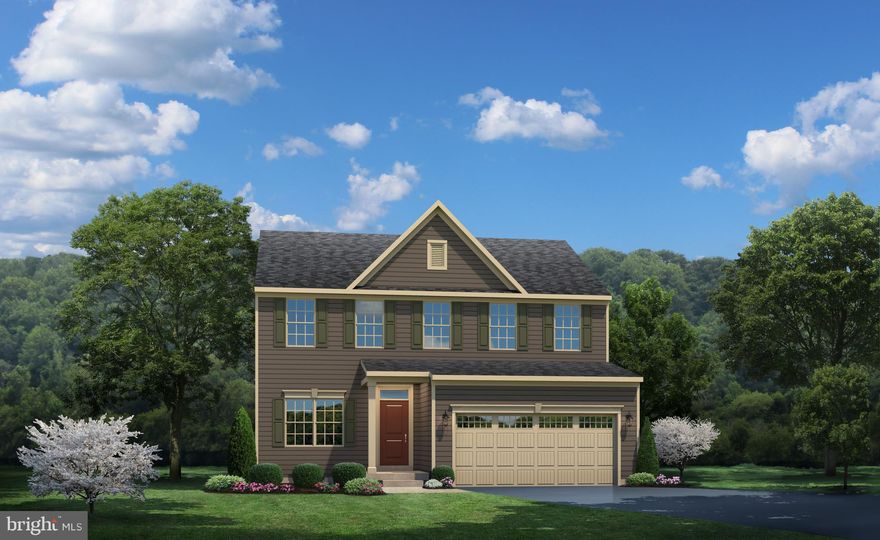 IMMEDIATE AVAILABILITY!!! THE COLUMBIA FLOORPLAN IN CHAPMAN FIELDS, the only new construction single family community of homes in the area. You will find a quiet, tucked away community with walking trails, forest conservation and endless convenience! Enjoy plenty of nearby shopping, dining and entertainment. Plus it is convenient to I-695 and route 26, only 25 minutes from downtown Baltimore and 10 minutes to the Metro and Foundry Row. This Columbia floor plan has 4BR/3.5BA. Off the foyer is a private study with double-door entry and beyond a welcoming family room with gas fireplace flows effortlessly into the gourmet kitchen (GE Stainless Steel appliances including refrigerator and gas range) and dining area. The open space plan is inviting  and functional so you never miss a moment. Off the kitchen is the family entry from the garage, which has the powder room tucked nicely out of view and a pantry and closet perfectly placed for unloading groceries and controlling clutter.  On the second floor, 4 large bedrooms await. Your luxurious primary suite offers a huge walk-in closet and spa-like double vanity bath. In addition is the bedroom level laundry room right where you need it, and included is the washer and dryer. On the lower level is a finished recreation room, full bath and nice sized utility/storage room. So nice to have storage space. Come home to The Columbia today; you will find it it welcoming, inviting and functional! Photos are representative only.