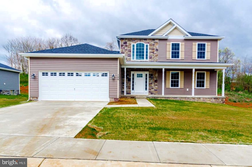 OPEN FLOORPLAN w/FIRST FLOOR MASTER SUITE. Country Kitchen w/Large Island & Dining Space. Standard Features include; Granite Countertops / Stainless Steel Appliances / Laminate Flooring / Finished Garage w/Insulated Garage Door & Garage Door Opener & more. HUGE unfinished Basement w/rough in. THIS HOME IS CURRENTLY UNDER CONSTRUCTION. PICTURES ARE OF MODEL HOME AND SHOW SOME UPGRADED FEATURES.