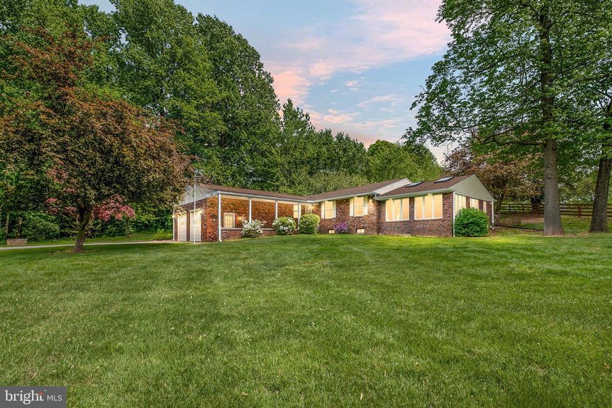 Welcome to this charming 3BR/2BA ranch home situated on a picturesque 1.24 acre corner lot in the popular Rolling Meadows neighborhood in Bear!  From the moment you arrive, you'll appreciate this home's inviting curb appeal with solid brick construction, a covered front porch and walkway, newer roof (2020) and mature landscaping all around.  Inside, a well-laid-out floor plan creates a natural flow between living spaces while maintaining privacy where it matters most. A spacious living room anchors the home and transitions seamlessly into the kitchen and adjacent family room, creating an ideal setup for both everyday living and entertaining.  The kitchen features raised-panel cabinetry, generous countertop space, recessed and undercabinet lighting, and a convenient eat-in area.  It leads to a huge sunroom addition where you can relax with your morning coffee enjoying peaceful views of the lush greenery outside.  The bedroom wing is privately situated on the other side of the home, offering three generously sized bedrooms, including a primary suite with its own bath and walk-in closet. Lovingly maintained over the years, this home offers a wonderful opportunity to add modern updates and make it your own.  It's located close to Route 1 and I-95, as well as nearby parks, shopping, and restaurants. Home is being sold AS-IS. MAKE THIS YOUR NEW HOME TODAY!!!