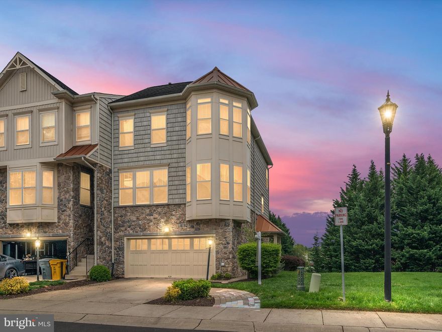 Welcome to the Jewel of the neighborhood!

Three storied end unit with private ELEVATOR and lots of light.   The exterior is magnificent!  It is highlighted at the front corner by a two-story windowed tower with a copper roof. Stone cladding on entire first floor. Elegant wood slat blinds hang in every one of the many windows. The main level is open concept with a huge living room, a family room with fireplace off the kitchen, and a gourmet kitchen with stainless steel appliances. Off the Family room, there is a huge deck for outdoor living.  Upstairs, a fully appointed master suite with tray ceiling, walk-in closet with built-in shelving and handicapped custom bathroom for loved ones with special needs.  Also, upstairs there are two guest bedrooms and baths.  Additional companion master suite with private bathroom and private deck downstairs.  There are 13 ft ceilings throughout.  Young privacy screening trees in back will soon make both decks secluded. Rain barrier over lower deck ceiling. Close to shopping, fine dining & movie theaters. Large two car garage.  This home has a magical feel that would be wonderful to come home too.  It is especially perfect for those who might have a handicapped family member.