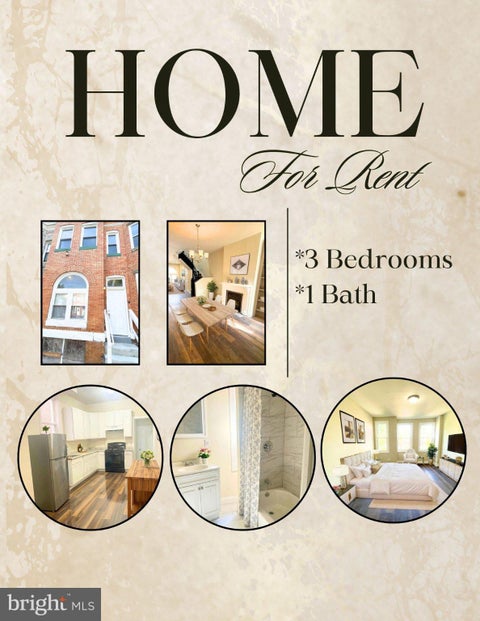 Townhouse For Rent - 2720 Parkwood Avenue<br/> BALTIMORE, MD 21217
