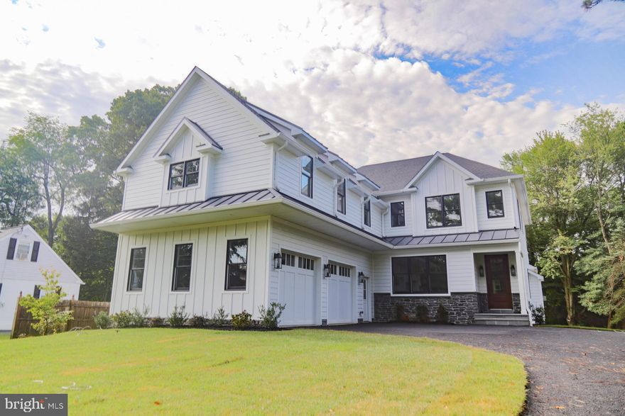 An incredible opportunity to own an exceptionally built custom home located in the award-winning Tredyffrin school district.  The close proximity to all things Main Line, beautiful setting of Red Fox Lane, over 5,000 square feet of living space, and complete versatility in this 5 bedroom 6 full 1 half bath home makes it a one-of-a-kind!  The open flow of the first floor with front-to-back natural light, vaulted ceiling detail in the great room, 5 en suite bedrooms, great covered outdoor entertainment space and stunning fixtures and finishes throughout make this home a must-see!  ZDomus is the designer and you will be wowed by the selections made on this one of a kind masterpiece.   Pull up and fall in love with how the home is set back off the beautiful tree lined street.   The large driveway offers plenty of parking for your guests and leads you to a 2 car oversized garage with interior access.  The black windows, standing seam roofing details, stunning front entry with a custom door, upgraded lighting package and high end siding is all classic, yet perfectly modern.  The first floor offers an insanely sunlit floor plan to include a beautiful foyer entry, a classic formal dining room space with a gorgeous chandelier and custom millwork, an unbelievably spacious open kitchen and great room concept, a butlers pantry like you've never seen before, a bonus room, overlooking the gorgeous backyard and a mudroom entry with powder room.  The kitchen has an incredible flow to include a huge center island in a white oak, quartz countertops, custom hood above the range, recessed lighting, high end light fixtures, plenty of space for a large table and chairs and a built in window seat offering seating and storage!  The great room has a coffered ceiling design, french doors that lead you out to the blue stone covered back porch (with gas grill line ready for use), overlooking the very large and level backyard.  French doors off the great room also lead you to the bonus room that would make a wonderful office, playroom or sitting room.  The butlers pantry is unreal!  Two toned cabinetry and plenty of them, double oven, overflow fridge space, quartz countertops and the perfect place to prepare for your larger parties and holidays.  The white oak style floors span the entire first floor (with the exception of the mudroom) and create a super cohesive feeling throughout- stunning.   The bedroom level of the home has 5 suite spaces!  Each large bedroom has is en suite- talk about versatilely!   The primary suite is stunning with it's tray ceiling and ship lap finish, abundance of windows, custom tiled bath and plenty of walk-in closet space.  All of the bedrooms are large with plenty of closets and uniquely tiled baths- each one has unique touches.  The walk-out lower level of the home offers an additional 1,000+ square feet with the 6th full bath, for whatever your needs are.  Create the home theatre of your dreams, a huge gym, a wonderful guest quarters, host in laws or house an au pair- you name it as you've been given a clean canvas to do so.   The carpeting in the home is tone on tone and high end.   This home is truly stunning and offers so much space, versatility and function.  The beauty of it's location is that it's in an established and cherished neighborhood perfectly tucked away in TE.   Close proximity to all things Main Line.   Local universities, award winning public schools, private schools, major highways leading to Philly, NY and NJ.  Take advantage of all Wayne has to offer in the evenings like The Blue Elephant, 118 North or Goats Beard and enjoy the joys of downtown Wayne for shopping, grabbing a cup of coffee or a slice of pizza.  Wayne offers everything you'll ever need.  Book your appointment today!