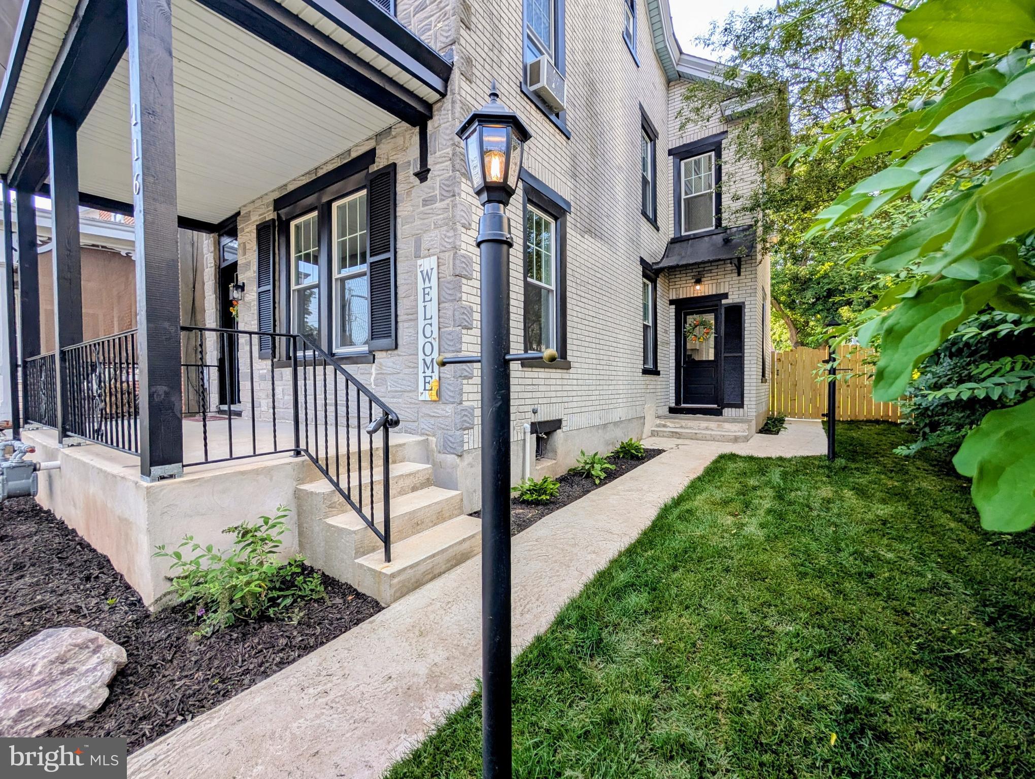 Showings start Wednesday July 30th
Parking in rear of home off Penn Street Alley (One way street)
Welcome to 116 South 5th Street, Perkasie. This home has been Completely Transformed. Beautifully Renovated 4-bedroom, 2.5-bath home nestled in the heart of Perkasie-a vibrant small town known for it's walkable lifestyle and welcoming community vibes! It also has a detached 2-story garage that was renovated also. Plenty of off street parking with a partially fenced in private backyard is a bonus for this home. There is nothing left to do except move in and start to add your personal touches!
Come see for youself the location is fantastic! Enjoy the peace and quite of the area while still only being minutes away from quaint downtown shopping, dining, community pool, parks with scenic walking trails, entertainment, libary, breweries and many community events. Close to Routes 113, 309, 563, 663 and the PA Turnpike.
Done wait this home is a sure gem! Schedule you showing today!
Be sure to view the homes list of upgrades.