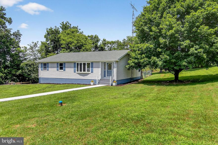 Move in Ready 3 BR, 2 BA home with bonus room. Many recent updates. On the end of a cul de sac.  Primary BR has an ensuite Bath and Laundry with working washer and dryer. Recent updates include: New Water softener. New Heat Pump for heat and air. New paint inside and out. New seamless gutters. New walkway to front door. Various light fixtures and door knobs. New light switches, receptacles and covers (white). Kitchen Stove and Refrigerator are 3 years old, New Dishwasher, New tile backsplash, New countertops, new stainless steel sink and new waterproof vinyl laminate flooring in Kitchen, Bathrooms and Foyer. Primary bathroom received new tile walk in shower, new double vanity, new  lighting, new plumbing fixtures, toilet, hardware and new waterproof vinyl flooring. Guest bath received new vanity and light fixture, new plumbing fixtures and new waterproof laminate flooring as well. 2nd and 3rd bedrooms received new laminate flooring and fresh paint. Living, Dining and Family rooms have rustic look laminate Floors. Living room has a beautiful Bay widow for extra light and beam ceilings. This home has 2 separate garages in the basement totaling 1295 square feet that can accommodate 3 cars, with openers that are less than 5 years old and an additional 370 square feet in basement allowing for ample storage with additional storage in attic. Roof Replaced in 2019. Home conveys with all installed appliances and washer and dryer. Yard is nicely landscaped for low maintenance and rear yard is fenced in with 5 foot chain link fence with 2 gates and a doggy door on rear door for easy access. Don't miss out on this unique home.