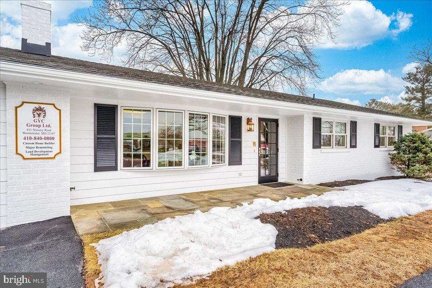 Great opportunity to own/lease. Brick building with a basement.  Execelent Office space with professional built out offices.  Private rooms.  There is a Conference room/break room.  This property is good for Medical, Insurance, Title Company, Real Estate Company, many more  uses.   Building is 3000+ sq. ft.  Has a large parking area for 15 cars and/or a couple of trucks.  Disability access at the main entry.  The property was fully revovated.  Paved parking lot was in 2025. Locaion is in  the heart of Westminster.