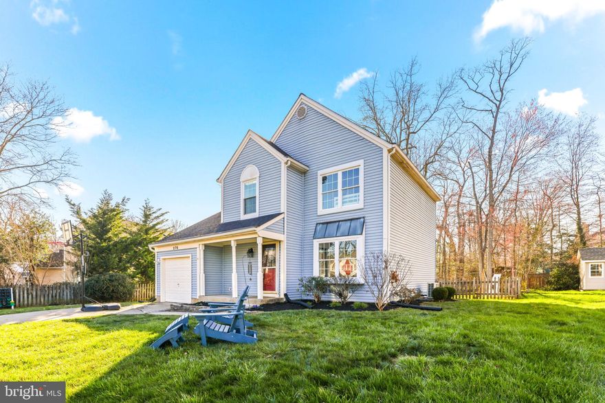 Welcome to 276 Shakespeare Drive in the sought-after water-privileged community of Stewart’s Landing in Severna Park. This 4-bedroom, 1.5-bath home offers a functional and versatile layout with multiple living spaces and thoughtful updates throughout.

The main level features separate living and dining rooms, an updated kitchen with granite countertops and cabinetry (2021), and a spacious family room with vaulted ceilings and a wood-burning fireplace. Hardwood floors have been recently refinished and the home has been freshly painted, creating a bright and inviting interior.

The finished lower level includes a fourth bedroom and additional living space, ideal for a recreation room, home office, or guest area.

Recent improvements include a new HVAC system and heat pump (2024) and a roof replacement in 2019.

Exterior features include a fenced backyard with a deck backing to trees, offering privacy and space for outdoor enjoyment.

Stewart’s Landing is a well-established community of 261 homes known for its mature trees, open spaces, and strong community atmosphere. Residents enjoy access to two playgrounds, a basketball court, and walking paths. The community marina on Old Man Creek includes 21 boat slips, a launch ramp, canoe and kayak storage, and direct access to the Magothy River and Chesapeake Bay.