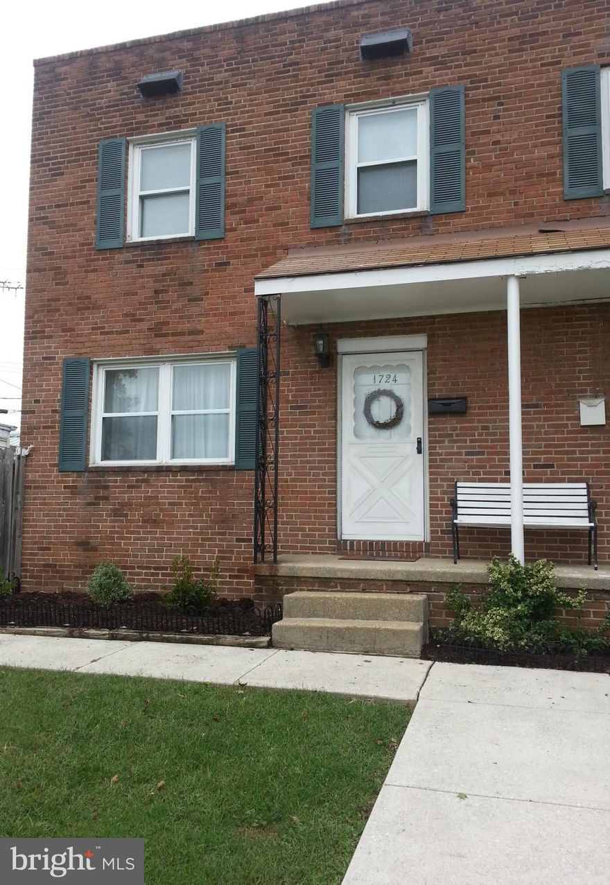 Well maintained Brick Duplex in the Ridgeleigh community! The large addition has made a nice Master bedroom or use as a den/family room. There's a separate office, upper level laundry and attached storage rm. New appliances. Small easily maintained fenced yard. No Ground rent. Home is larger than it appears and shows well. Mins to 695, I-95, Towson, White Marsh, and close to public transportation.