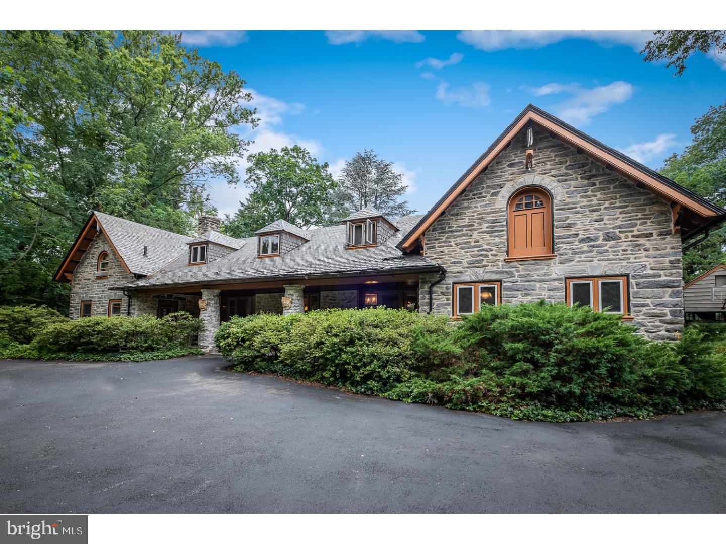 "BonnieView" is a magnificent turn-of-the century Victorian Carriage House built circa 1890 with over 3,600 interior square feet. Crafted of stone and set back on 1.89 park-like acres, this truly one-of-a-kind property is located in Philadelphia's historic Main Line and maintains much of its original architecture. Mature landscaping and lovely FengShui gardens surround the home, along with a large Koi pond with arched bridge off the back patio, all creating the most idyllic environment. Enter the property via a long, private driveway and your greeted with an expansive front porch with two large pews. The home's first floor is quite expansive, with an open Living Room and Dining Room that pre-dates today's open concept floor plans. On one end of this large space is the Kitchen, Mud Room, Laundry and Powder Room; at the other is the Den and office with back stairs to the upper level. Upstairs are four bedrooms and two baths, one of which is the current Master Bedroom and is set off from the other bedrooms. The original and unfinished 36x16' hayloft with pitched, beamed ceiling would make the most spectacular Master Bedroom (see the renderings when you visit). This spectacular home is located near the Merion Tribute House, in the blue ribbon/nationally-ranked Lower Merion School District, and is just 15 minutes to Center City via the train - and the train is within walking distance. Many other features exist in this rare property, the potential of which is extraordinary. This is truly a once-in-a-lifetime opportunity for the buyer who demands a very special location, a unique home and has the vision to create a masterpiece for their lifestyle.