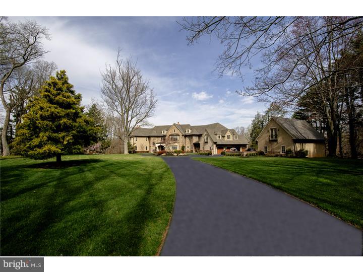 Meticulously handcrafted by builder David Semerjian, this grand home has been built with the finest materials and attention to craftsmanship. Both impressive and warm, this home is situated on 10.6 magnificent acres in Radnor Hunt country with Landmark Conservancy views. It offers over 12,000 sq. ft of finished living space that includes 7 Bedrooms, 7 full Baths, 2 Powder Rooms and a gourmet state-of-the-art Kitchen with amazing entertainment spaces everywhere. Pennsylvania flagstone tiered terraces offer tranquil views of this property and overlook the pool and spa. Tucked away, yet convenient to Center City and all major transportation routes, this is the perfect home for the discerning buyer who yearns for privacy and requires easy "town" access. An exceptional home and property.