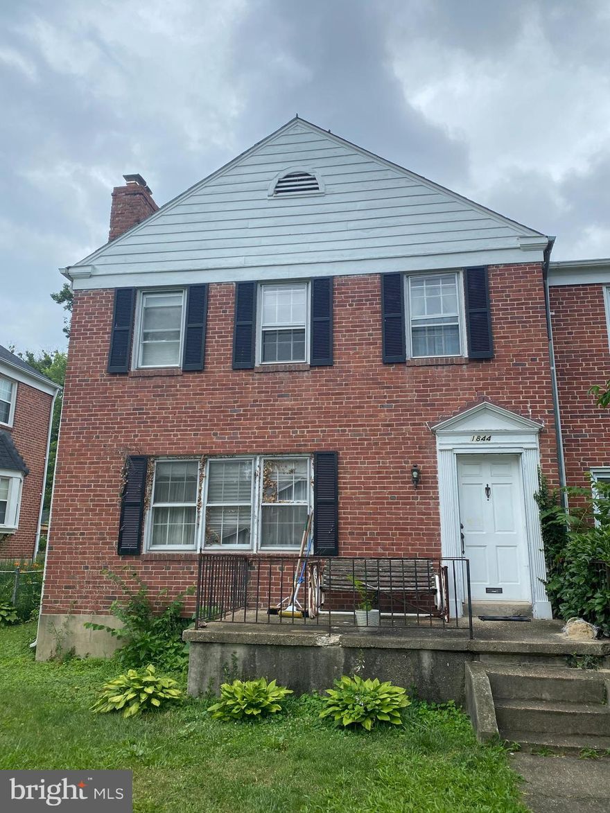 New architectural Roof (August 2022). Great opportunity to purchase a large end unit in Loch Raven Village. House needs updating.