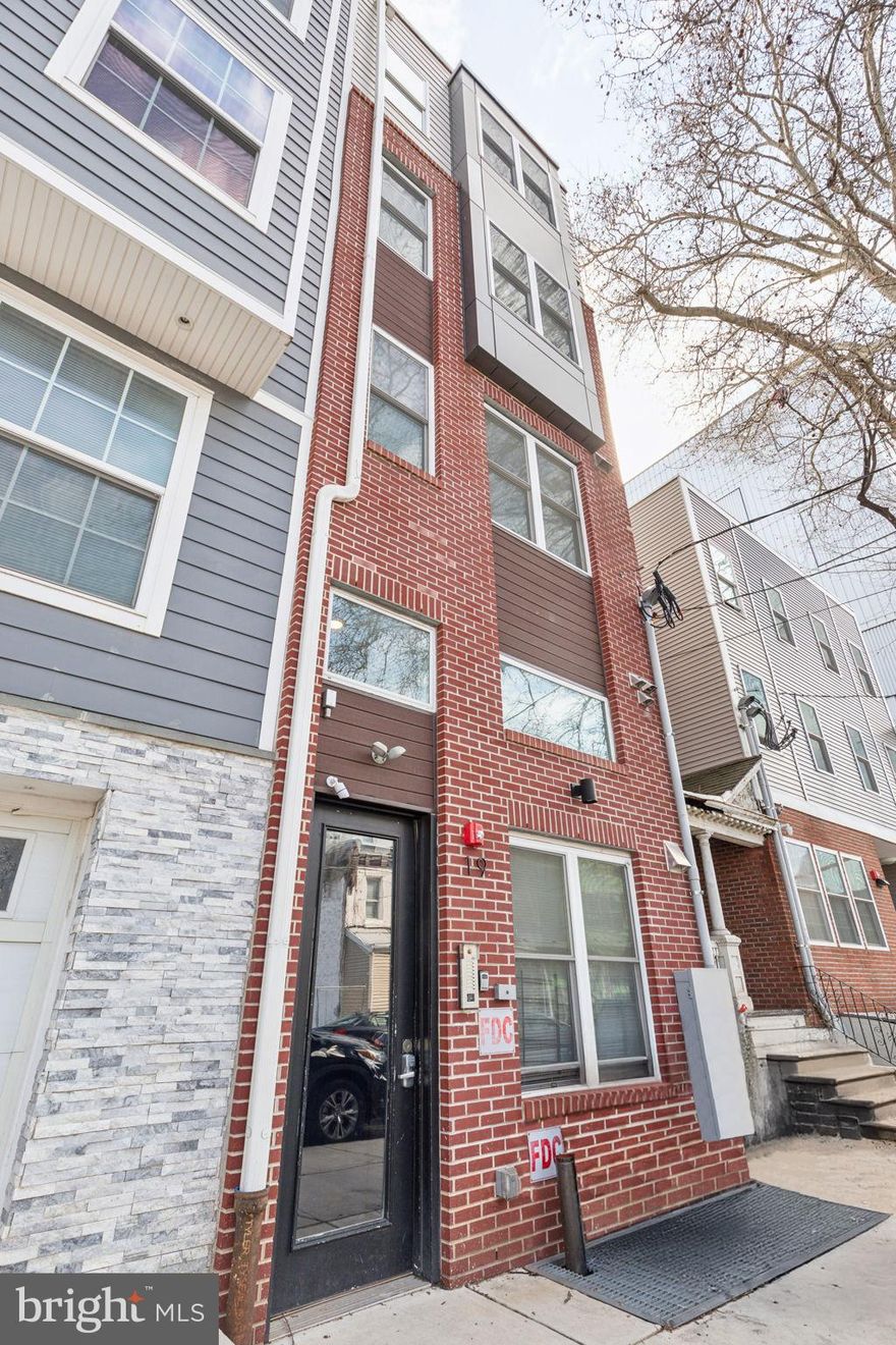 Located at 19 S 44th Street, this contemporary multifamily property, built in 2020, oﬀers a diverse mix of thoughtfully designed units. The building comprises two (2) studio apartments, two (2) one-bedroom, one-and-a-half-bath units, and two (2) two-bedroom, two-bath units. Unit sizes average approximately 458 square feet for studios, 880 square feet for one-bedrooms, and 918 square feet for two-bedrooms. Currently, the property is fully leased, with average rents of $1,203 for studios, $1,313 for one-bedrooms, and $1,695 for two-bedrooms. Additionally, the building benefits from a full 10-year tax abatement through
2031, enhancing its investment appeal. Each apartment is designed with modern, high-end finishes, including in-unit  and dryers, stainless steel appliances with dishwashers, luxury vinyl flooring, granite countertops, recessed lighting, and individually controlled central air conditioning. Tenants are responsible for electricity, cable/internet, and a $30 monthly water fee. Nestled in West Philadelphia’s University City District, the property is situated in the Spruce Hill neighborhood, an area celebrated for its historic charm, vibrant dining options, and tree-lined streets. Residents enjoy access to Clark Park, a beloved green space that hosts community events throughout the year. With its prime location near major universities and hospitals, including the University of Pennsylvania and Drexel University, Spruce Hill remains a sought-after residential destination. The neighborhood’s walkability, proximity to SEPTA bus routes and trolley lines, and easy access to Center City—just three miles east—ensure excellent connectivity and access to top-tier urban amenities. *Photos include a few photos of each unit. Taxes and square footage is the responsibility of the buyer to have verified independently.