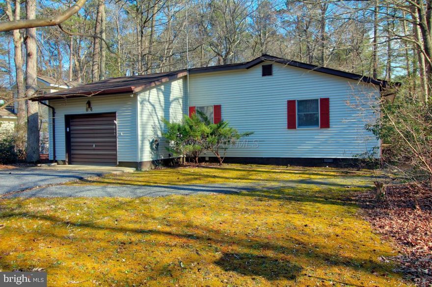 Great home at an incredible value on cul-de-sac in the hugely popular resort area community of Ocean Pines! This spacious 3 BD, 2 BA home w/ over-sized attached garage features: renovated master BA, full size laundry room, NEW water heater, washer, dryer, energy efficient digital thermostats throughout that allow you to individually heat ea. room to desired temp, side sundeck, ample parking, paved driveway, encapsulated crawlspace & large back yard that backs up to beautiful Bainbridge Park- A 14.3 acre park w/stocked fishing lake, Lg. playground, picnic area, basketball court, +biking, fitness & nature trails! Home is well maintained but somewhat dated & is priced accordingly. To learn more about this award-winning community & it's unbeatable amenities packages including outdoor & indoor