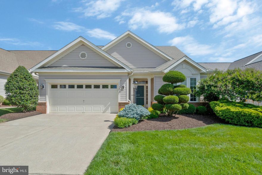 Award winning Heritage Hunt 55+* Beautifully UPDATED 2-level 'Danbury' backing to trees*  Gourmet Kitchen with 42" cabinets and crown molding, under cabinet lighting, granite counters, island with granite top, custom tiled backsplash, stainless steel sink with touchless faucet. Stainless Steel Appliances: Bosch Dishwasher, Thermador 30" Gas cooktop, Counter-depth Frigidaire French door Refrigerator with 2 icemakers (2017). Double wall oven, GE Microwave (2018). Solar shades, and Cornices over Kitchen and Breakfast room windows, glass plant shelves. 12" x 24" tiled floor* LED recessed lights*Hardwood floors* Breakfast room with upgraded light fixture, Box Bay window, Pantry fitted with Elfa system and interior light* Dining room with custom hand-painted walls, crystal chandelier (stained glass panel does not convey)* Silhouette shades* Custom Drapes* Crown and Wall molding* Living room with Cathedral ceiling, remote controlled ceiling fan, 2 sided Gas Fireplace (with Sunroom/Family room)* Sunroom/Family room with built in bookcase, French doors with built-in mini blinds, 'Tableaux' custom window covering* Main level Primary Bedroom with 2  customized Elfa-system walk-in closets, decorative ceiling light, full length wall mounted mirror, neutral carpet* Primary Bathroom, with heated floor, Frameless glass shower with tiled floor, Marble top vanity, with laundry hamper and tall countertop cabinet. Mirror front vanity cabinet. Soaking tub with decorative tile surround and stained glass window above tub.  Stone tile floor*Main level Bathroom 2, with vanity, mirror and chandelier light above sink, tub/shower, tiled floor* Bedroom 2, recessed LED lights, hardwood floors, deep wall closet* Hardwood stairs* Loft with neutral carpet, LED recessed lights, window. Railed overlook to Living room* Bathroom 3 with vanity, mirror, lights, tub/shower, tiled floor* Bedroom 3 with neutral carpet, walk-in closet and 2 door closet with Elfa-system* Laundry room with washer and dryer (2017), Dryer vent was just cleaned, laundry sink, white wall cabinets. Storage room off Laundry room, with Elfa system, Hot Water Heater with recirculation pump* HVAC (2021) and Smart programmable Thermostat* Whole house surge protector* 2 car Garage with metal door* Landscaped yard with stone paver patio, specimen trees include Tulip Magnolia, and Crepe Myrtles for summer color. 'Remote controlled 'Sunsetter' Awning* Seller has participated in the community 'Adopt-A-Spot' program in adjoining common area, with plants providing year-round color and interest* In ground Irrigation System* APRIVATE RETREAT!* 6" Gutter system* Situated in quiet Cul de Sac* Close to Clubhouse/Gym/Pool, and entry gate* HOA fee includes Hight Speed Internet, Cable TV and Landline Phone, and use of the Fitness center, Pools and  other amenities* Come and see this gorgeous home!*