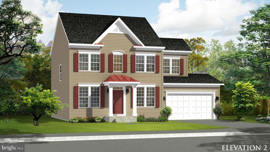 BRAND NEW CONSTRUCTION in Berkeley County’s Premier Planned Community featuring a clubhouse, swimming pools, walking trails, lush landscaping, mountain views and more! The Newbury II is a popular 2 story floorplan with elevation 2, 4 Bedrooms, 2.5 Baths, and 2 car garage with full, unfinished basement with 774 square feet to finish later. It features a main level open concept with a formal living room and dining room upon entry, hallway with powder room and linen closet, family room open to the kitchen which features a gourmet kitchen with large island leading out to a 10’x10’ composite deck, quartz countertops, level 2 cabinetry and stainless steel appliances. Upstairs the large primary bedroom features 2 walk-in closets and primary bath with dual vanities, stand up shower, linen closet and enclosed water closet. Three additional bedrooms, linen closet and upper level laundry complete this home. Home and community information, including pricing, included features, terms, conditions, availability and sales procedures related to appointments subject to change without notice. All images are for illustrative purposes only and individual homes, amenities, features, and views may differ. Images may be subject to copyright.