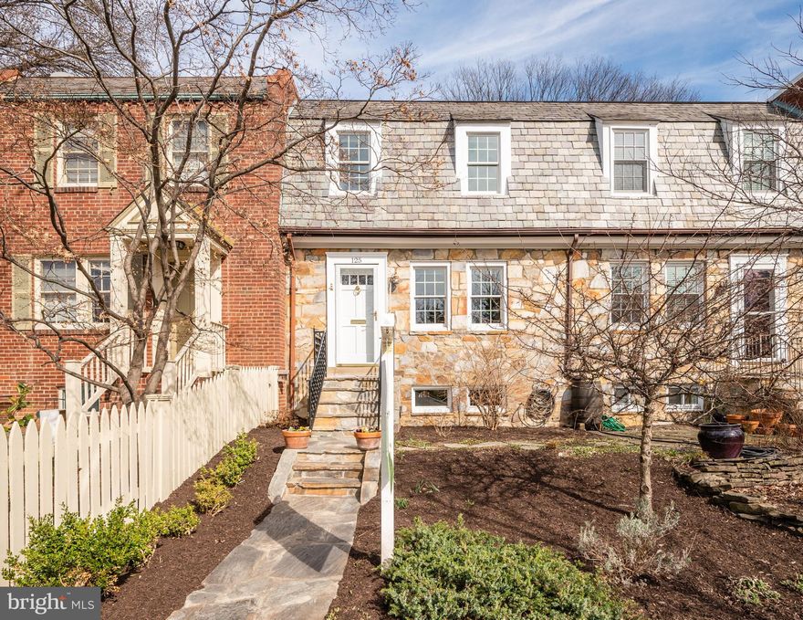 Move right in to this sunny 2 bedroom/2 bathroom Rosemont townhome! Located just blocks to Old Town, the King Street Metro and an easy walk to Del Ray, this home is as perfectly located as it is charming. Enter the spacious living room that features beautiful hardwood floors and flows easily into the dining room. With ample space for dinner parties, entertaining or just a cozy evening in, you'll never feel more at home. The kitchen features stainless appliances and ample cabinetry and pantry storage. A large light-filled family room is found at the rear of the home. Flexible as a den, office, family room or playroom — the world is your oyster! A great deck off the main level is the perfect place to grill or dine al fresco, and it overlooks wonderful Blue Park and features a spiral staircase to the garden below. Head upstairs where you will find two bedrooms and a full bathroom. The primary bedroom has plentiful space and can easily accommodate a king-sized bed, with views of the George Washington Masonic Temple. The secondary bedroom features a fabulous patio space — imagine enjoying morning coffee or cultivating an herb garden here! Downstairs, the lower level boasts a great family room (or third bedroom/guest suite) with custom built-in shelving, bookcases and an entertainment area, a full bathroom, storage, laundry, and access to the rear yard. This walk-out basement doesn't feel like a basement at all — head outside to the covered patio and then to the rear yard! This large, covered space could be an outdoor family room, grilling area or used for storage. The landscaped rear shade garden is great for additional grilling space, play space or a quiet place for outdoor living. You will love living in Rosemont! Welcome home!