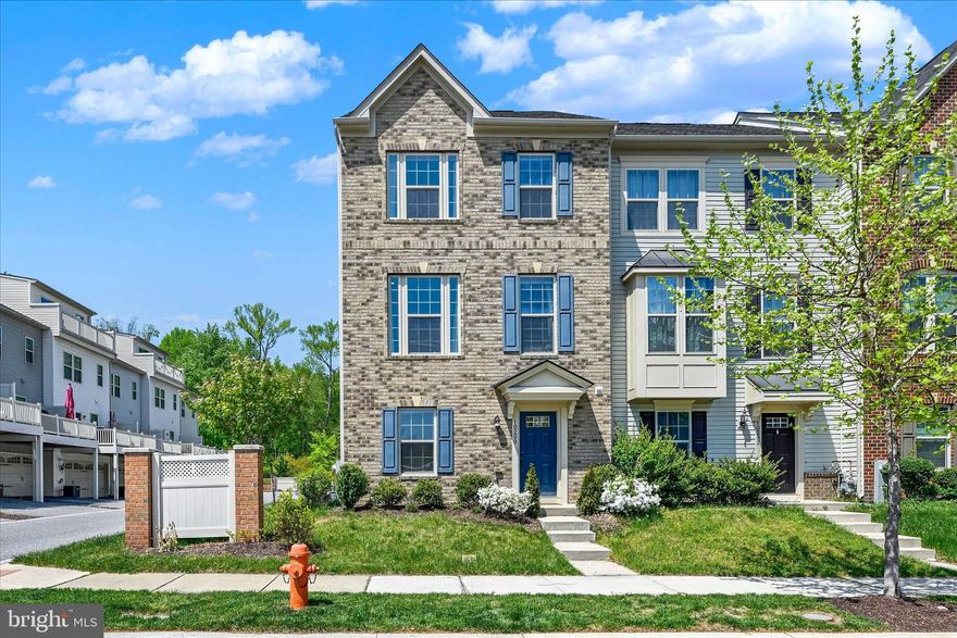 Welcome to this beautifully maintained, light-filled end-of-group townhome in the sought-after Preserve at Windlass Run! Built in 2018, this modern 3-level home offers the perfect blend of space, style, and convenience.  The main living level features an open, airy layout with 9-foot ceilings, recessed lighting, and abundant natural light. The kitchen flows seamlessly to the living and dining areas, making it ideal for everyday living and entertaining. Step outside to the rear deck—perfect for morning coffee or unwinding at the end of the day. Upstairs, the spacious primary suite features elegant tray ceilings and a private bath with a walk-in shower. Two additional bedrooms, a full hall bath, and a conveniently located laundry center complete the upper level.  The entry level features an office with french doors, a convenient half bath and interior access to the two-car garage, with additional parking on the private pad, giving you plenty of space for guests and easy day-to-day living. Living in the Preserve at Windlass Run means enjoying an amenity-rich community with a clubhouse, outdoor pool, fitness center, gathering spaces, playgrounds, and beautifully maintained green spaces. Wide streets and ample overflow parking add to the ease of living here. Location is everything, and this one delivers. Just minutes to I-95 and I-695 for an easy commute, and close to White Marsh shopping, dining, and entertainment, including The Avenue at White Marsh, a vibrant town center with retail, restaurants, and year-round events. Modern construction, low maintenance, great layout, and a prime location - this one checks all the boxes! Schedule your showing before it's gone!
