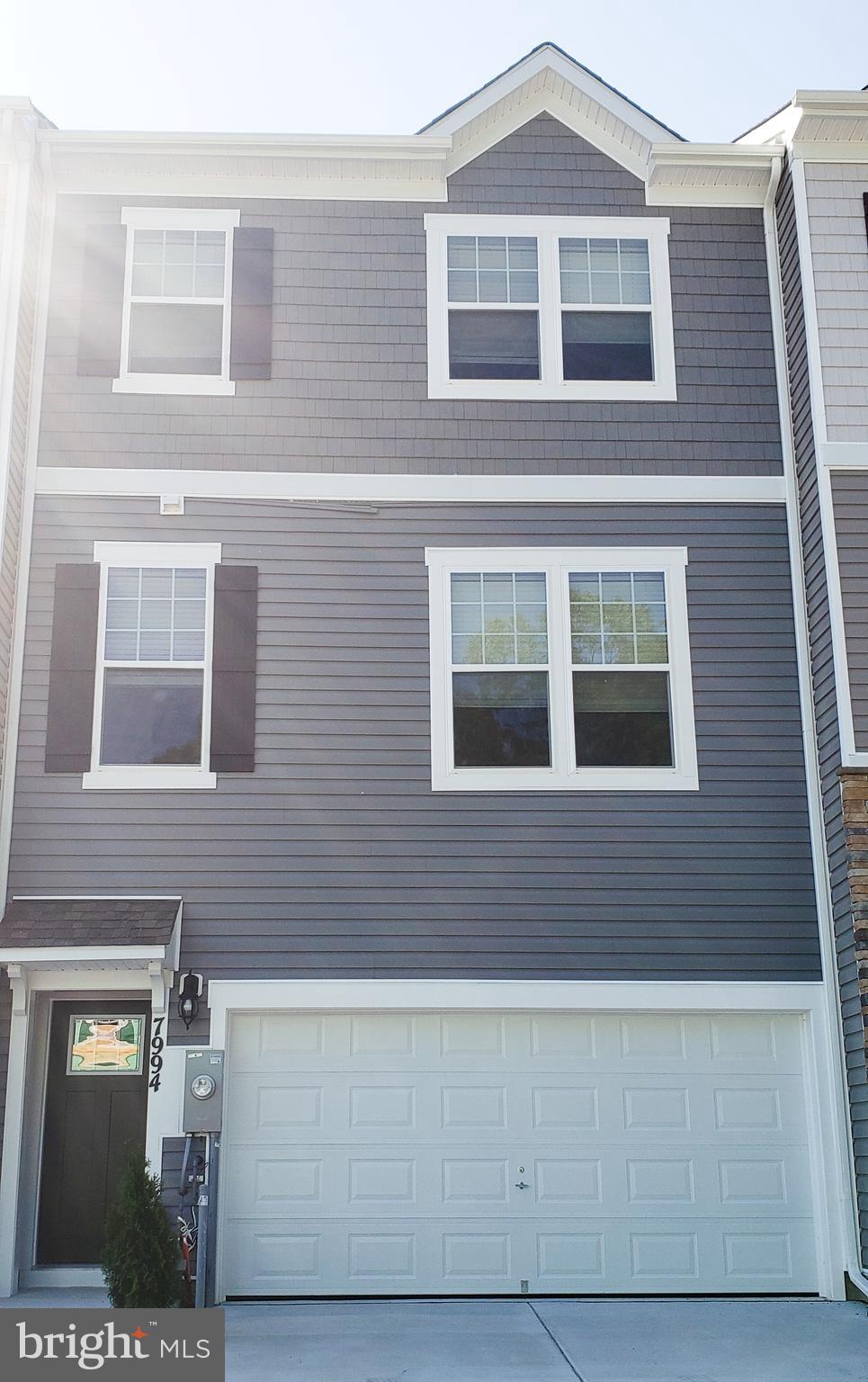 Welcome to this Brand New Town home in the Parkside Community! This beautiful home offers 3Bd 2.5Ba 2 car garage with abundant natural light. This beautiful kitchen offers Quartz-Iced white counter tops, beautiful white cabinets, Stainless Steal Appliances, wood floor on mail level and open concept layout which is great for gatherings. Upper level presents you with 3 Bedrooms, spacious walk-in closet in master bedroom and conveniently located laundry room. Lower level presents you with Generous size recreation room and walk out level to the back yard. No pets, no smoking and must have great credit Welcome Home!