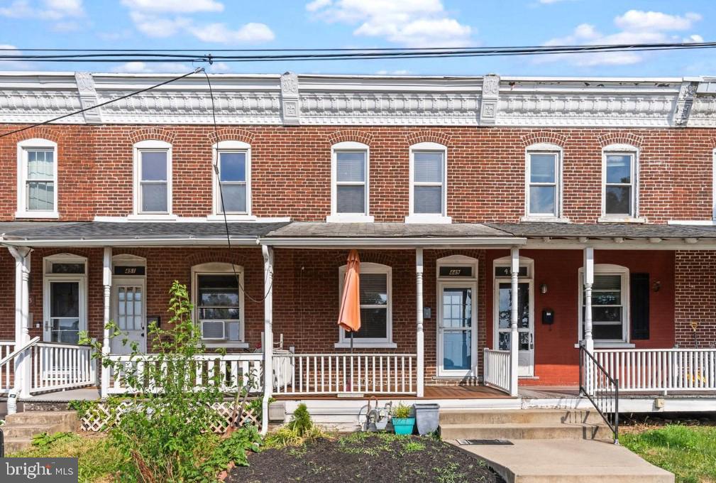 This charming brick row home in North Wales borough is full of history dating back to 1905 - and has been completely updated for your enjoyment! This beautifully remodeled home is absolutely move-in ready. Nothing to do but unpack! A lot is packed into this compact home - everything you need: two good sized bedrooms, a full bath, living room and eat-in kitchen. Ceiling fans, kitchen appliances, bathroom fixtures, LVT flooring - all beautifully updated. Loads of storage possibilities in the bright and spotlessly clean basement - along with a full-sized washer and dryer. A nice patio out back, too, with a fenced back yard. The location of this home can't be beat. A short jaunt to the fun shops and restaurants of North Wales. Adjacent to the North Wales station taking you to Philadelphia, or Lansdale, Doylestown and points north. Right across the street from Merck's Upper Gwynedd campus. Off street parking, plus permit street parking for residents.