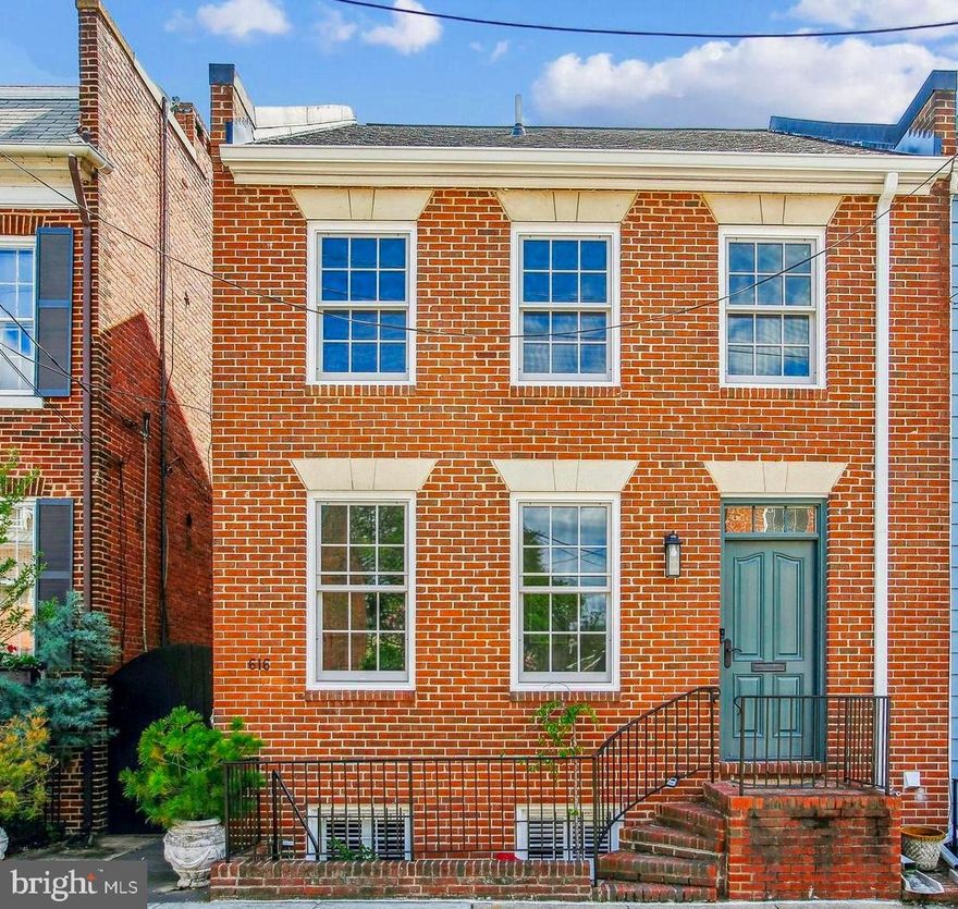 NEW PRICE!!!   9S% NEW!  SO MUCH HOUSE IN OLD TOWN UNDER $2 MILLION!

FANTASTIC TOTAL RENOVATION OF THIS BEAUTIFUL END-UNIT BRICK TOWNHOUSE!
Summer is so special in Historic Old Town and this Fantastic Townhouse is located on one of the most prime streets in the SE Quadrant, next to parks & restaurants.  This fantastic end-unit, all brick townhouse, with the new  additional 4th Floor (Bedroom or Office/Study)  w/views of National Harbor/ Potomac River, will absolutely WOW you!  
Owners/Agent have done a fantastic, tasteful job with the total renovation, including adding much coveted storage & high-end finishes.  Nothing is left to imagine!  NEVER LIVED IN!
The 3,000 + square feet of new or newly-renovated space invites you to live a low maintenance life where everything is 21st century  while still offering you the Old Town, Alexandria historic stylings and amenities.  
In this  beautiful 4 story Federal end-unit townhouse, w/private fenced garden patio,  you will enjoy loads of newly-built storage in the primary bedroom & 4th floor.  The primary  bedroom is now flanked with two rows of newly built closets (all with California Closet-designed systems & lighting), as well as an expanded, gorgeous, ensuite bathroom which includes a  deep jetted tub, fabulous, tasteful ceramic tile,  double vanity & a huge linen closet.   
The second light-filled  bedroom on Upper Level 1 is another good-sized bedroom with  its own ensuite bathroom, which includes a lovely expanded shower.
Additionally, the Newly-Built & Permitted 4th floor Bedroom/Office/Studio is spacious & bright.  With it's own walk-in closet, you could also convert half for other purposes.  The new addition allows for many uses and has new neutral carpet for warmth & comfort.  The huge walk in storage space has been finished with luxury vinyl flooring.  Additionally, there is a newly constructed staircase that has been tailored to match the lower level staircases!
As you enter the foyer,  you will find a terrific flow through to the living room with its awesome chandeliers and new gas fireplace that  will welcome you home.  (The floorplan was totally reworked for two entrances to the living room - one from the new kitchen & one from the hall.)
The redesigned kitchen/dining room alone will WIN  you over with beautiful sconces & light fixtures as well as your New Dream Kitchen, including the beautiful Medallion solid wood cabinets, honed granite countertops, brass pot filler, Fisher & Paykel counter-depth refrigerator/freezer, stainless dishwasher, microwave, garbage disposal and the most gorgeous ILVY  Majestic  black & brass gas 5 burner range.  
The first floor continues to wrap the living room, kitchen and foyer for a great flow and a darling powder room with period wallpaper off the main hall.  Hardwood floors continue seamlessly throughout.
The lower level has an additional bedroom, 2 windows and an ensuite bath/shower, which, too is new, bright and neutral.
The renovation also included base audio visual wiring for you to add security and audio components both inside and out.
A 50 YR architectural shingle roof was installed with all new gutters/downspouts; new HVAC system, new Mini-Split HVAC in 4th floor  bedroom/office/studio &  new Marvin double  hung energy efficient windows.
Showings by appointment only.  (Tax record does not reflect new added space.) (Detailed floor plans avail. upon request.
Armoire in LL BD, patio furniture & grill Do Not Convey

Open House Sunday 6/9 from 1:30-3:30.