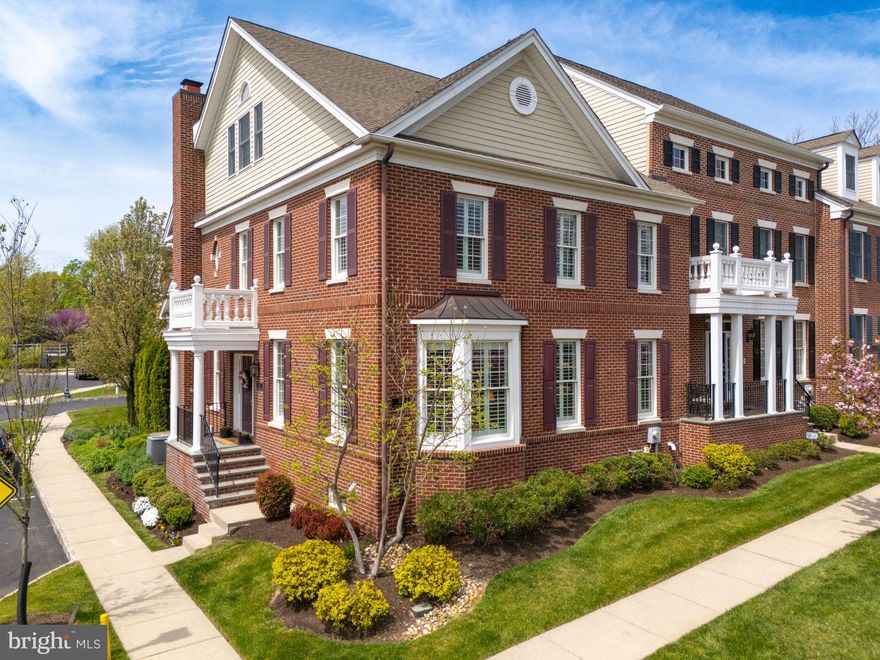 Welcome to 301 Worstall Aly in the beautiful Newtown Walk Community. This lovely end unit Sequioa model is pristine throughout. Offering a living room and dining room with custom millwork, upgraded lighting and hardwood floors. The gourmet kitchen has a huge center island, loads of cabinet space, gas cooking and recessed lighting. The family room off the kitchen has a gas fireplace and doors leading to the private deck. The second floor has a large primary bedroom and en-suite bath with walk in closets, two other nice sized bedrooms and hall bath. The third floor loft (currently used as a den) has roughed in plumbing for a full bath and it could easily be a 4th bedroom. There is a bonus room above the garage, currently used as an office but many make it a media room/den. All this plus a first floor powder room and large laundry room, a 2 car garage and nice deck. Whether it's cosy nights by the winter fire or balmy brunch on the private deck, this home offers it all. Welcome to 301 Worstall Aly... Maybe you are home already!