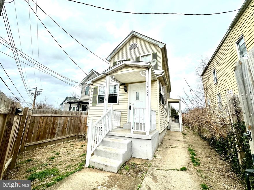 Welcome to 1707 Harman Avenue, a charming Colonial-style single-family home nestled in Baltimore's Morrell Park neighborhood. This home offers 1,288 square feet featuring 3 bedrooms and 2 full baths. The main level includes a spacious living area  and a well-equipped kitchen with gas appliances and a convenient laundry area. Upstairs, you’ll find three bedrooms and a full bath. The unfinished finished basement offers additional storage and recreational space, while the backyard deck provides the perfect setting for outdoor entertainment. Don't miss the opportunity to own this delightful home in a well-established community.