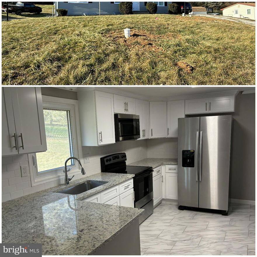 DON’T MISS OUT ON THE UPDATED 4 BED 2 BATH RANCHER.  UPDATE KITCHEN WITH NEW KITCHEN CABINETS, NEW GRANITE AND NEW APPLIANCES.
2 FULL BATHS WITH NEW VANITIES, TOILETS AND BATHROOM TILE. NEWLY REFINISHED HARDWOOD FLOORS. NEW ROOF. NEW CARPET THROUGHOUT BASEMENT. 2 DRIVEWAYS ON THE PROPERTY. DRIVEWAY ON THE RIGHT HAS A COVERED CARPET.
CHECK IT OUT BEFORE IT’S GONE!