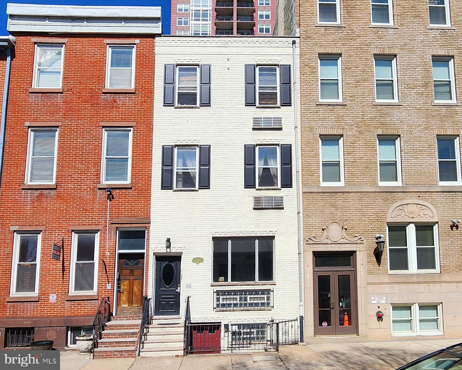 Presenting this outstanding 4-unit apartment building in the heart of Center City, right off the Avenue of the Arts! The building consists of two Studios, one 1-bedroom, and one 2-bedroom.
This great building is excellently located, within walking distance of all the outstanding restaurants, theatres, retail, recreational, and historical venues Center City Philadelphia has to offer. This location also has excellent access to transit via the Broad Street Line subway and multiple bus lines.
Now’s the time to invest in this part of Center City- a luxury condo skyscraper is planned across the street and the Avenue of the Arts will be seeing lots of new action over the next few years as the former University of the Arts and Peirce College buildings are redeveloped.
This building offers an opportunity to be an owner-occupant landlord and/or value-add the units for additional rental income.