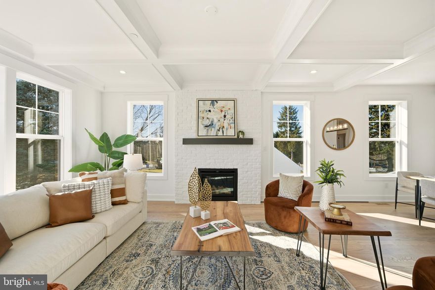 The vision is officially complete. This beautifully crafted new construction Modern Farmhouse is located in the heart of Newtown Square and filled with luxe finishes throughout (see full finishes list attached).

Inside, you’ll find 3 bedrooms, 2.5 baths, and an open, easy-living layout with thoughtful, timeless finishes throughout, spaces that feel elevated yet comfortable. The exterior blends classic farmhouse charm with modern detail, featuring mixed siding, white corbels, and a real stone façade.

The split-level entry leads to a finished lower-level family room or home office with access to the attached one-car garage. Sliding glass door leads to the fully fenced backyard and patio. The main living level offers hardwood floors, crown molding, a coffered ceiling, and a sleek modern fireplace. The kitchen anchors the home with shaker cabinetry, granite countertops, stainless steel appliances, and a large island, flowing into the dining area, with a pantry and powder room completing the floor.

Upstairs, the primary suite offers a walk-in closet and tiled en-suite walk-in shower and standing bathtub, along with two additional bedrooms, a full hall bath, and second-floor laundry room. Outside, enjoy a flat, fenced-in yard, perfect for relaxing or entertaining, just minutes from dining, breweries, and beautiful local parks.