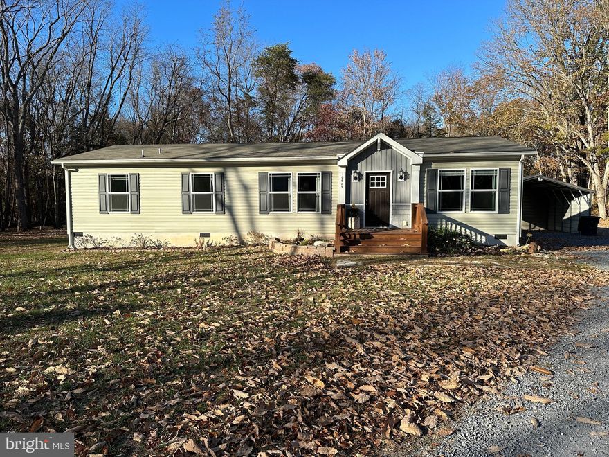 Located in the beautiful Shenandoah Valley, This charming, well maintained, 3 bedroom/2 bath rambler is ready to move in. Custom counter tops, luxury vinyl flooring, heated master bath floor, with walk-in shower, and rain shower head. Outside features a large spacious screened in back porch and open backyard patio.  Partially wooded, beautiful 2 acre lot with play area and fire pit.  Plenty of parking. Perfect for family gatherings and backyard barbecues.  High speed internet available. Conveniently located near US-340 S.  Possibility to subdivide this lot in the future.