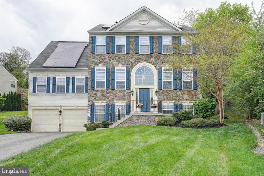 Back on the market—previous deal fell through due to financing! Sophisticated Style Meets Everyday Comfort, Welcome to 6038 Joseph Scott Drive!
Prepare to be wowed by this bright, beautifully maintained colonial in the desirable Hunters Ridge community! From its striking stone front and professionally designed landscaping to its elegant interior upgrades, this home offers an inviting and elevated living experience. Step inside to find a sun-filled, open concept layout featuring formal living and dining rooms—perfect for hosting. The heart of the home is the expansive gourmet kitchen, showcasing custom cabinetry, sleek quartzite countertops, stainless steel appliances including a double wall oven and gas cooktop, a large center island, a walk-in pantry, and a sunny breakfast nook. The kitchen seamlessly flows into the spacious family room, complete with hardwood floors and a gorgeous stone gas fireplace, creating an ideal space for everyday relaxation or entertaining. A dedicated study offers a quiet retreat for remote work or reading, while a stylish half bath and a convenient laundry room add functionality to the main level. Upstairs, four spacious bedrooms await, including an impressive Owner’s Suite featuring a tray ceiling, two walk-in closets, and a spa-like ensuite bath with a tub, dual vanities, walk-in shower, and private toilet. The additional bedrooms share a well-appointed full bath with plenty of space for family or guests. The fully finished basement provides incredible flexibility with a rec room, guest bedroom, full bath, and walkout stair access to the beautifully landscaped backyard. Step outside and enjoy the outdoors and gather around the custom paver patio—perfect for summer BBQs, evenings by the fire, or hosting under the stars. With its thoughtful design and seamless indoor-outdoor flow, this home is made for entertaining. Additional highlights include a 2-car garage with ample storage, just minutes from major commuter routes including I-95, 695, 100, and 29, plus shopping, dining, and entertainment in Elkridge—this is a home that truly checks every box.
Don’t miss your chance to fall in love with 6038 Joseph Scott Drive—schedule your private tour today!