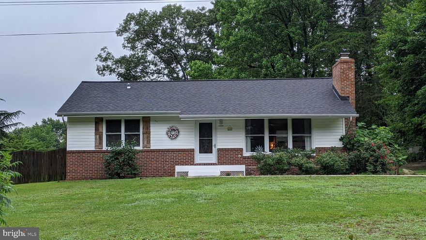 Beautifully updated & much desired Rancher with a finished basement conveniently located in Severn on a large lot with a detached 2 story barn style 2 car garage.  2nd level bonus room can be finished off as a game room or use for extra storage.  3 large bedrooms & 2 full baths.  Roof replaced in  2020,  new open floor plan,  pergo flooring, windows & front porch in 2019, New garage, rebuilt chimneys & well pump in 2016, plus kitchen, baths & paint all updated. SS Appliances, double oven & corian counters. Livingroom with wood burning fireplace open to kitchen for great entertaining. Familyroom, playroom, 3rd bedroom & bath in lower level.  Huge laundry/utility/storage room also.  Enjoy family & friends under your covered patio and deck which overlooks your huge fenced in yard, shed, swing set & playhouse with a slide.  The oversized garage is a mechanics dream and you'll love the extra long freshly sealed asphalt driveway with plenty of parking.  Move in ready! Close to Ft Meade, BWI & major hwys for easy commute to Baltimore & DC.