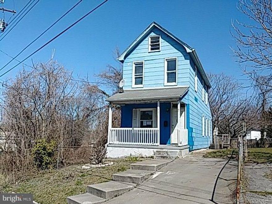 Charming detached home priced to sell!  Home offers a private nice size back yard and rear deck.  Updated interior with 1/2 bathroom on main floor.  2 spacious bedrooms on 2nd floor.  Possible 3rd bedroom on 3rd floor.  Home is FHA insurable with repair escrow, subject to buyers appraisal. Home sold As-Is. No repairs prior to closing allowed.