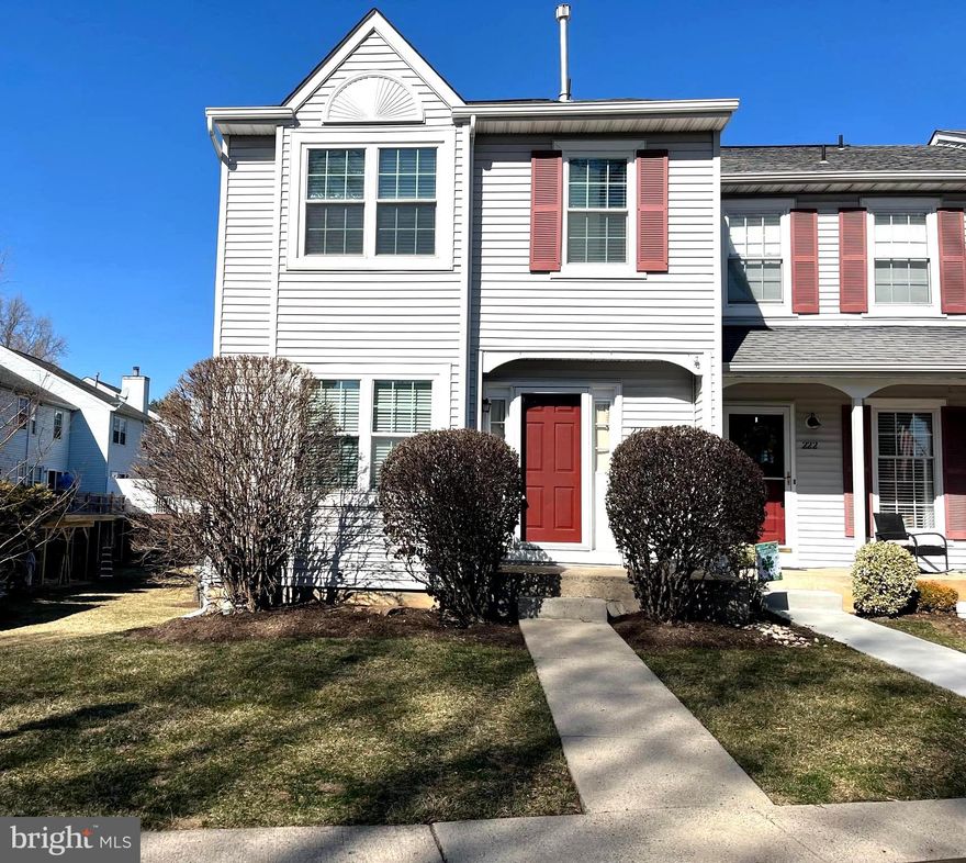 Spacious end-unit townhome in Oxford Crossing, featuring plenty of windows that surround you with natural light. This home offers 3 bedrooms, 2 full baths, 1 half bath, and a large finished walk-out basement (800 sqft), in addition to the 1,600 sqft of living space. Located in the highly-rated Pennsbury School District and just a short walk to a top-rated daycare. The open living area features wood floors and a glass door leading to the back deck. The primary suite includes a vaulted ceiling, walk-in closet, and a private full bathroom with a window for added light. Efficient gas cooking and heat. Eat-in kitchen with pantry. Convenient second-floor laundry. Enjoy easy access to I-95, Route 1, Trenton Train Station, as well as shopping and restaurants. The owner covers HOA fees, while tenants are responsible for utilities. Available now with 1st mo., last mo. and 1 mo. security. 12 mo. min. lease.   Additional pet fee on case by case basis.  Showing start at open house Sat. 3/15