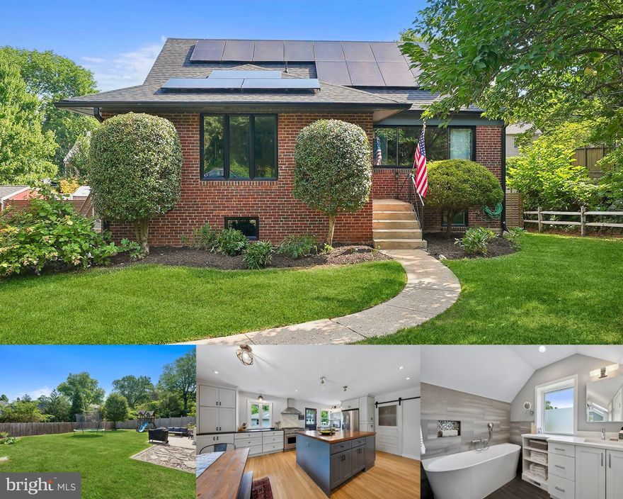 A true gem in the heart of McLean, Virginia, 6608 Jerry Place is a rich & inviting brick Cape Cod that features the most thoughtfully designed spaces throughout its three fully-finished levels. Recently expanded and renovated with a beautiful primary suite & spa bath, this cape also includes four additional secondary bedrooms, and two additional fully renovated secondary full baths. Totaling  five bedrooms, three full bathrooms, and just under 2,700 square feet of living space.  A wonderfully designed kitchen renovation and expansion centers a large island adorned with a rich & warm walnut butcher block counter, top of the line GE Monogram stainless appliances, inset custom cabinetry, designer lighting and more. The fully finished walk-out lower level offers tremendous natural sunlight throughout the large recreation & hobby spaces, the bedroom, and the renovated full bathroom. It is from there you can walk out onto the back patio to enjoy the wonderful features of this level lot that offers privacy, vegetable garden beds, utility shed, playground, plenty of yard space, and is fully fenced with a gate. A lovely home that has been loved and cared for with notable recent capital improvements like the kitchen expansion and renovation (2019), fence installation (2019), roof, siding & gutters (2020), solar panel installation (2023), Carrier HVAC (2021), window installation (2021), sewer line replacement (2022), primary suite & bath renovation (2023), major plumbing upgrades throughout (2023), Mitsubishi Split Unit (2023), spray-foam attic insulation (2023), laundry & storage room build-out (2023), Navian tankless water heater (2023)… A TRULY TURN KEY RESIDENCE! 

A wonderful home with curb appeal on a picturesque cul-de-sac in the highly sought after Kent Gardens neighborhood of McLean and zoned to the highly ranked trio of McLean High School, Longfellow Middle School and Kent Gardens Elementary School. Quick access to your choice of Reagan or Dulles International Airports, major roads, highways, National Parks, the nation's capital… and this list goes on.  A fantastic opportunity for the lucky buyers who get to own this charming home.