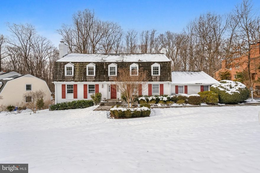 Finally, the house you've been waiting for.  Welcome to this spacious, 3-level, 5BR/4.5BA colonial on a half-acre lot backing to woods in super-desirable Smithfield, just 8-10 minutes from downtown Bethesda.  This house has everything:  a cul-de-sac street in an enclosed neighborhood with no cut-through streets, large living and dining rooms, an updated, table-space kitchen, adjoining family room, main level laundry room, study with built-ins, a wonderful primary suite with two walk-in closets, spacious secondary bedrooms, an expansive lower level with a large, above-ground bedroom, 2-car garage with automatic door, an in-ground pool with automatic cover and a beautiful, fenced backyard backing to Cabin John Stream Valley Park, all within a couple blocks of Seven Locks Elementary School in the Churchill district!