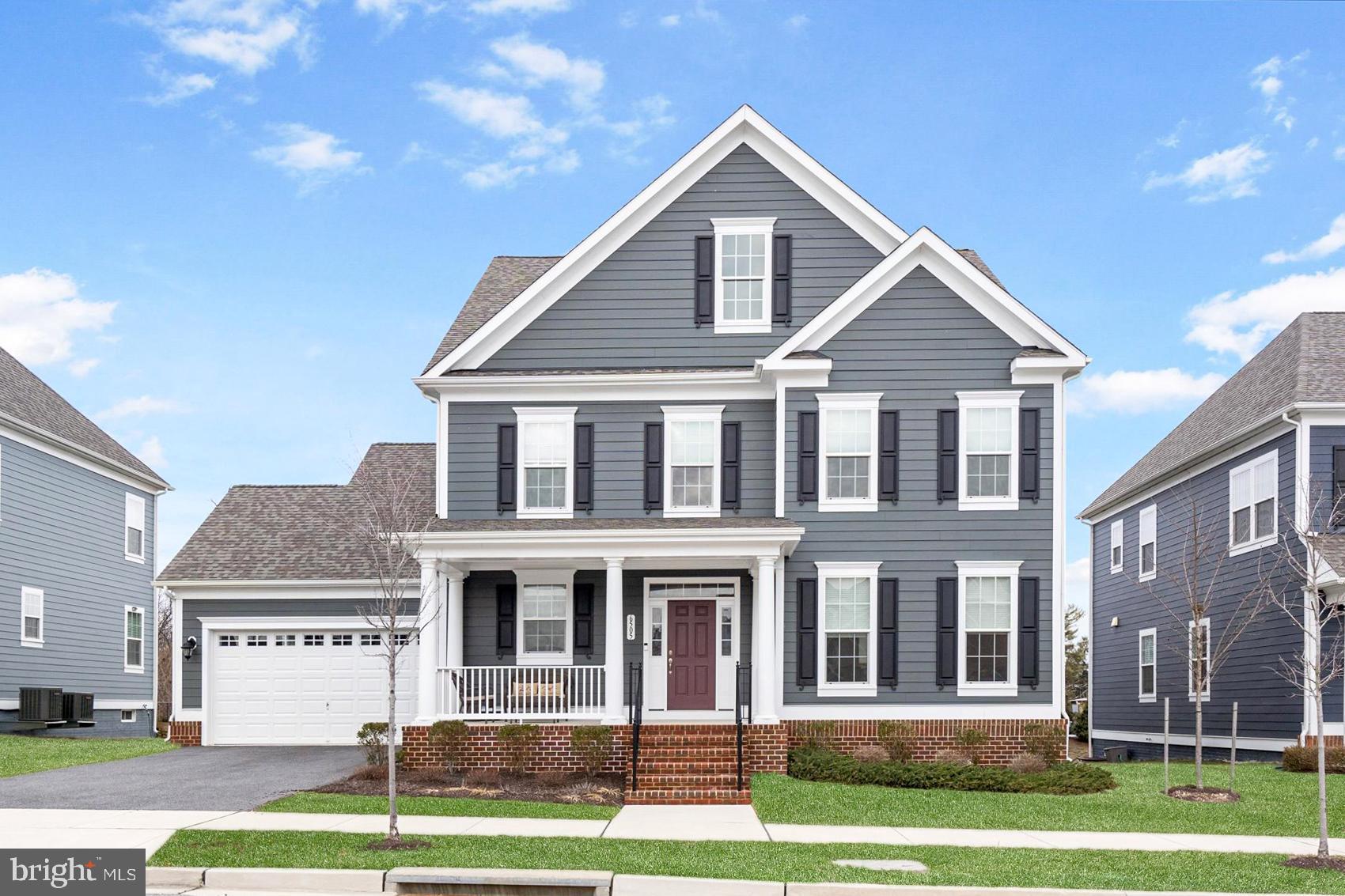 A Rare Gem in Greenleigh – Mount Vernon Villa with No New Construction Planned!
Welcome to 6505 Totteridge Dr, an exceptional Mount Vernon Villa by Williamsburg Homes built in 2022, located in the heart of the highly desirable Greenleigh at Crossroads community. This rarely available model offers an extraordinary 5,347 square feet of thoughtfully designed living space, nestled against a peaceful green backdrop—with no future construction planned for this model or behind the home, offering a truly private and enduring retreat.
Step inside and be greeted by soaring 9-foot ceilings and luxury vinyl flooring that flows effortlessly through the main level. The gourmet kitchen is a showstopper—featuring gleaming quartz countertops, stainless steel appliances, a spacious pantry, and an oversized island that comfortably seats six—perfect for everything from casual breakfasts to hosting unforgettable dinners. The open-concept layout expands into a spacious living room, formal dining room, and a cozy family room complete with a built-in fireplace. A convenient mudroom with storage, directly accessible from the attached two-car garage, enhances the home’s functionality as well as a half bath complete the main level. There's an exciting opportunity to customize your outdoor space with a large deck off the kitchen—ideal for summer barbecues or evening relaxation.
Upstairs, the luxurious primary suite is your personal sanctuary, featuring two walk-in closets and a spa-style ensuite bathroom with a dual vanity, water closet, stand-up shower, and a jacuzzi-style soaking tub for the ultimate wind-down. Three additional spacious bedrooms provide comfort for everyone—one with its own private bath, perfect for guests or a teen suite—plus an upstairs laundry room for convenience (no more hauling baskets up and down stairs!). Dual-zone HVAC ensures year-round comfort and energy efficiency.
The finished basement offers even more versatility with an expansive open layout, a half bathroom, and potential for a fifth bedroom with its own egress window. A generous storage area keeps everything organized and out of sight.
Greenleigh at Crossroads delivers the best of modern living with resort-style amenities including a clubhouse, fitness center, yoga studio, outdoor pool, dog park, playgrounds, and scenic walking trails. The neighborhood also boasts on-site retail, dining, and entertainment, all just minutes from I-95, White Marsh Mall, and downtown Baltimore.
Opportunities like this are few and far between—this Mount Vernon Villa is not only stunning but one of the last of its kind with no future builds planned. Don’t miss your chance to own a signature home in one of the most vibrant and connected communities in Baltimore County. Schedule your private tour today and discover the lifestyle that awaits at 6505 Totteridge St!