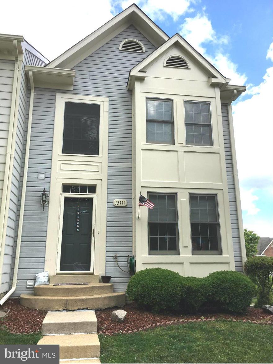 Spacious rare end unit townhouse in Carolyn Forest. Open kitchen to the dining room with a fully finished basement and fireplace. Walk-out basement to the patio. Cathedral ceilings in the upstairs bedrooms and a good sized yard. Plenty of storage.